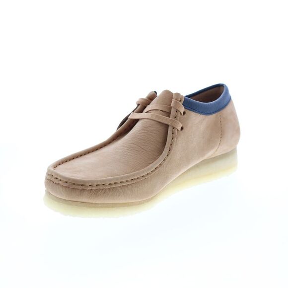 Clarks Mens Wallabee Beige Shoes (NWT) - Picture 4 of 7
